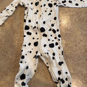 Hanna Andersson Black and White Kids Footie